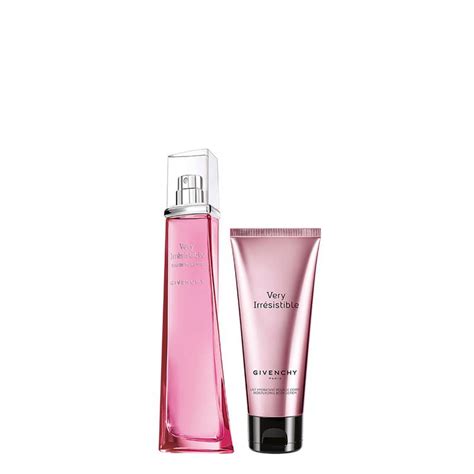 givenchy very irresistible body lotion.